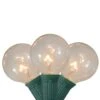 Northlight 20ct. Clear G40 Globe Patio Garden Christmas Light Set With Green Wire -Michaels X-Mas Decor D676187S 1