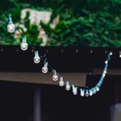 Northlight 20ct. Clear G40 Globe Patio Garden Christmas Light Set With Green Wire -Michaels X-Mas Decor D676187S 3