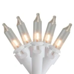 Northlight 100ct. Mini Christmas String Lights With White Wire Clear -Michaels X-Mas Decor D676199S 1 1
