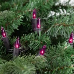 Northlight 50ct. Mini Christmas String Lights With Black Wire Purple -Michaels X-Mas Decor D676208S 13