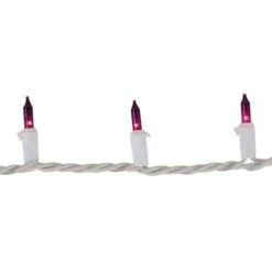 Northlight 50ct. Mini Christmas String Lights With White Wire Purple -Michaels X-Mas Decor D676209S 14