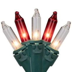 Northlight 100ct. Mini Christmas String Lights With Green Wire Red And Clear 18 Northlight 100ct. Mini Christmas String Lights With Green Wire Red And Clear -Michaels X-Mas Decor D676210S 11