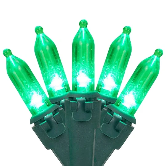 Northlight 50ct. LED Mini Christmas String Lights With Green Wire 3 Northlight 50ct. LED Mini Christmas String Lights With Green Wire