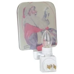 Northlight 6" Norman Rockwell 'A Drum For Tommy' Glass Christmas Night Light 9 Northlight 6" Norman Rockwell 'A Drum For Tommy' Glass Christmas Night Light -Michaels X-Mas Decor D676228S 3