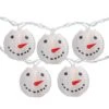 Northlight 10ct. White Snowman Paper Lantern Christmas Light Set 1 Northlight 10ct. White Snowman Paper Lantern Christmas Light Set -Michaels X-Mas Decor D676233S 1