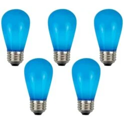 Northlight Opaque LED S14 Replacement Bulbs, 25ct. Blue -Michaels X-Mas Decor D676235S 15
