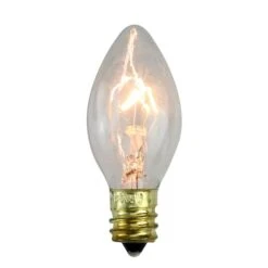 Northlight Incandescent C7 Replacement Bulbs, 25ct. Clear -Michaels X-Mas Decor D676236S 1 1