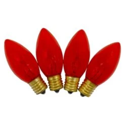 Northlight 4ct. Transparent Orange C9 Replacement Christmas Bulbs 9 Northlight 4ct. Transparent Orange C9 Replacement Christmas Bulbs -Michaels X-Mas Decor D676238S 3