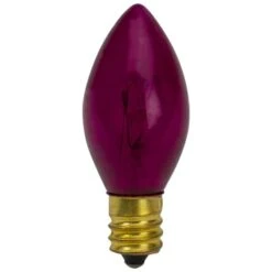 Northlight 4ct. Transparent Pink Twinkle C7 Replacement Christmas Bulbs -Michaels X-Mas Decor D676240S 2