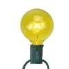 Northlight Yellow G50 Incandescent Replacement Christmas Bulbs, 25ct. -Michaels X-Mas Decor D676243S 1
