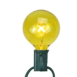 Northlight Yellow G50 Incandescent Replacement Christmas Bulbs, 25ct.