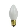 Northlight Opaque White Incandescent C7 Replacement Christmas Bulbs, 25ct. -Michaels X-Mas Decor D676244S 1