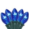 Northlight 25ct. C7 Christmas String Lights With Green Wire Blue 1 Northlight 25ct. C7 Christmas String Lights With Green Wire Blue -Michaels X-Mas Decor D676249S 1