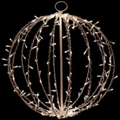Northlight 23'' Warm White LED Lighted Christmas Hanging Ball Decoration -Michaels X-Mas Decor D676265S 11