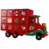 Northlight 14" Red Children Advent Calendar Storage Truck Christmas Décor -Michaels X-Mas Decor D676277S 1