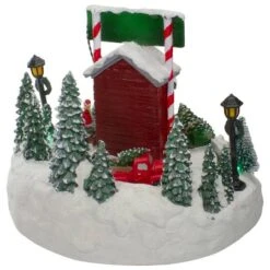 Northlight 9" Lighted & Animated Christmas Tree Farm Winter Scene With Moving Cars 13 Northlight 9" Lighted & Animated Christmas Tree Farm Winter Scene With Moving Cars -Michaels X-Mas Decor D676282S 5