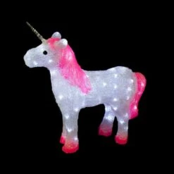 Northlight 23" Lighted Commercial Grade Acrylic Unicorn Christmas Display Decoration -Michaels X-Mas Decor D676284S 2