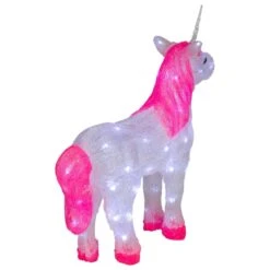 Northlight 23" Lighted Commercial Grade Acrylic Unicorn Christmas Display Decoration -Michaels X-Mas Decor D676284S 5