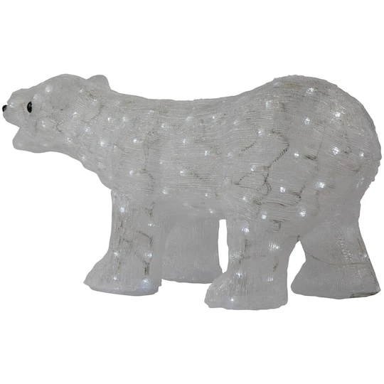 Northlight 28" Lighted Commercial Grade Acrylic Polar Bear Christmas Display Decoration 11 Northlight 28" Lighted Commercial Grade Acrylic Polar Bear Christmas Display Decoration - Image 9