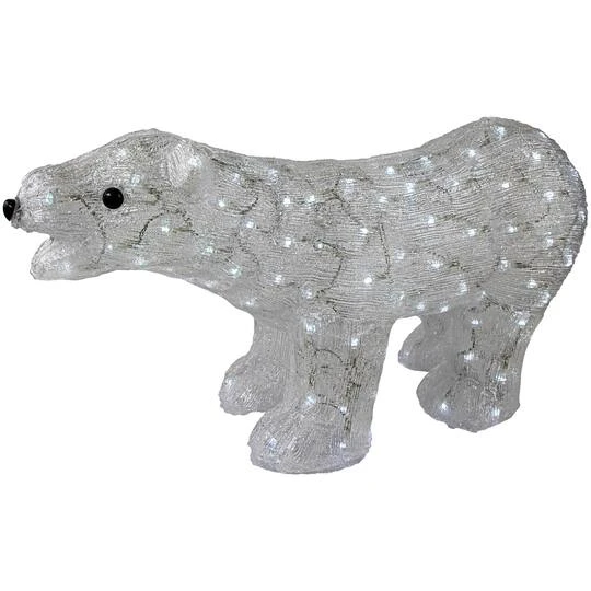 Northlight 28" Lighted Commercial Grade Acrylic Polar Bear Christmas Display Decoration 12 Northlight 28" Lighted Commercial Grade Acrylic Polar Bear Christmas Display Decoration - Image 10