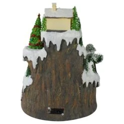 Northlight 17" White LED Lighted & Animated Christmas Village With Moving Train -Michaels X-Mas Decor D676293S 5