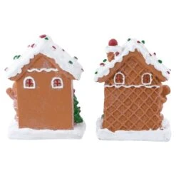 Northlight Gingerbread Houses With Gingerbread Boy & Girl Christmas Decoration Set -Michaels X-Mas Decor D676301S 16