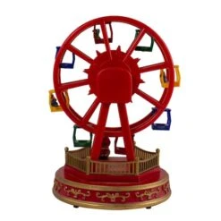 Northlight 11" Red & Gold LED Musical Rotating Christmas Ferris Wheel -Michaels X-Mas Decor D676305S 5
