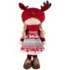 Northlight 16'' Little Nordic Girl In Moose Antler Hat Christmas Figure -Michaels X-Mas Decor D676315S 1