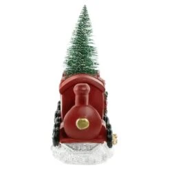 Northlight 12'' Red And Gold Christmas Train With LED Lighted Frosted Trees Tabletop Decoration -Michaels X-Mas Decor D676322S 15