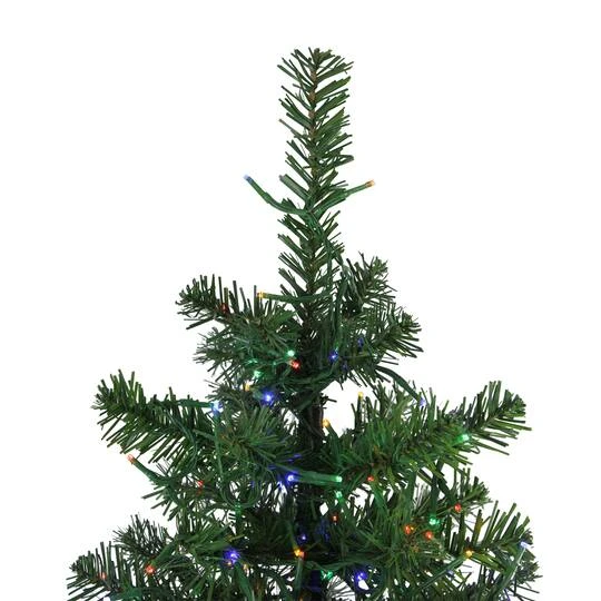 Northlight 7.5ft. Pre-Lit Full Pike River Fir Artificial Christmas Tree, Multicolor LED Lights 9 Northlight 7.5ft. Pre-Lit Full Pike River Fir Artificial Christmas Tree, Multicolor LED Lights - Image 7