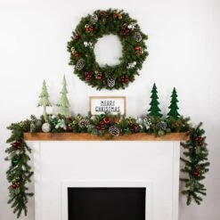 Northlight 9ft. Pre-Lit Canadian Pine Christmas Garland -Michaels X-Mas Decor D676717S 12
