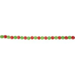 Northlight 6ft. Red & Green Glittered Candy Drop Christmas Garland