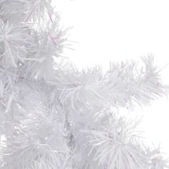 Northlight 9ft. Icy White Iridescent Spruce Christmas Garland 13 Northlight 9ft. Icy White Iridescent Spruce Christmas Garland -Michaels X-Mas Decor D676727S 13