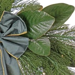 24'' LED Magnolia Mix Pine Wreath With Fabric Bow 10 24'' LED Magnolia Mix Pine Wreath With Fabric Bow -Michaels X-Mas Decor D677533S 3