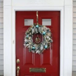 24" Pre-lit LED Tinkham Pine Wreath -Michaels X-Mas Decor D677544S 2