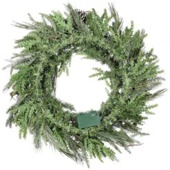 Alpine Collection 30" Warm White LED Decorated Wreath 12 Alpine Collection 30" Warm White LED Decorated Wreath -Michaels X-Mas Decor D677549S 14