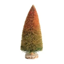 Hello Honey® 12" Multicolor Ombre Sisal Bottle Brush Tree Décor -Michaels X-Mas Decor D758753S 1 1