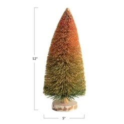 Hello Honey® 12" Multicolor Ombre Sisal Bottle Brush Tree Décor -Michaels X-Mas Decor D758753S 3