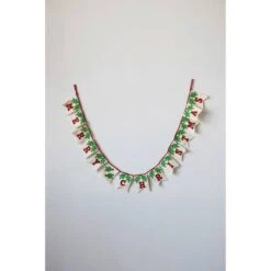 Hello Honey® 6ft. Wool Merry Christmas Pendant Banner -Michaels X-Mas Decor D758774S 3