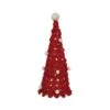 Hello Honey® 13" Red & White Wool Felt Tree With Pom Poms -Michaels X-Mas Decor D758775S 1