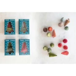 Hello Honey® Red Christmas Tree Farm Set -Michaels X-Mas Decor D758785S 2