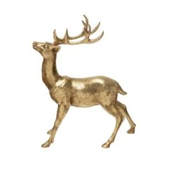 Hello Honey® 14.5" Decorative Gold Standing Deer Figurine -Michaels X-Mas Decor D758802S 1 1