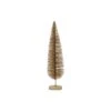 Hello Honey® 13" Gold Glitter Plastic Bottle Brush Tree With Wood Base 2 Hello Honey® 13" Gold Glitter Plastic Bottle Brush Tree With Wood Base -Michaels X-Mas Decor D758840S 1