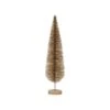 Hello Honey® 15" Gold Glitter Plastic Bottle Brush Tree With Wood Base -Michaels X-Mas Decor D758841S 1