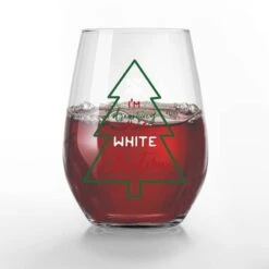 15oz. Dreaming Of A White Christmas Stemless Wine Glass 7 15oz. Dreaming Of A White Christmas Stemless Wine Glass -Michaels X-Mas Decor D761421S 2