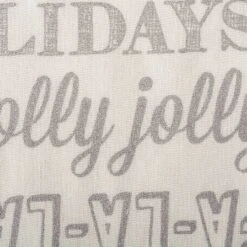 DII® Silver Christmas Collage Tablecloth -Michaels X-Mas Decor M20014650 3