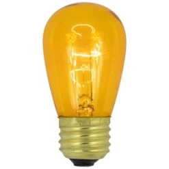 Northlight Transparent Incandescent S14 Replacement Christmas Bulbs, 25ct. Amber -Michaels X-Mas Decor M20035176 1 1